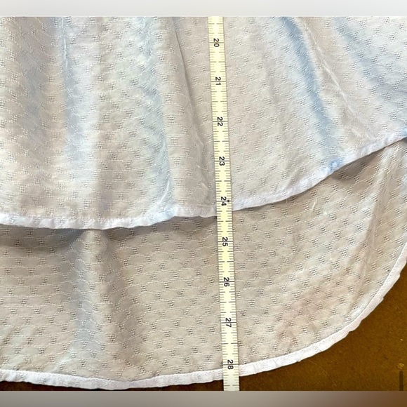 Veronica Beard Pierce Pintuck Blouse Light Blue 6 - Picture 6 of 7